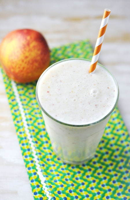 Peaches and Cream Smoothie | Savor The Thyme