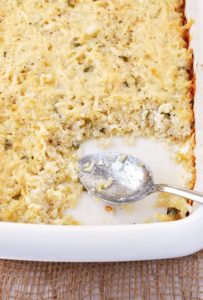 Rice & Quinoa Cheese Casserole