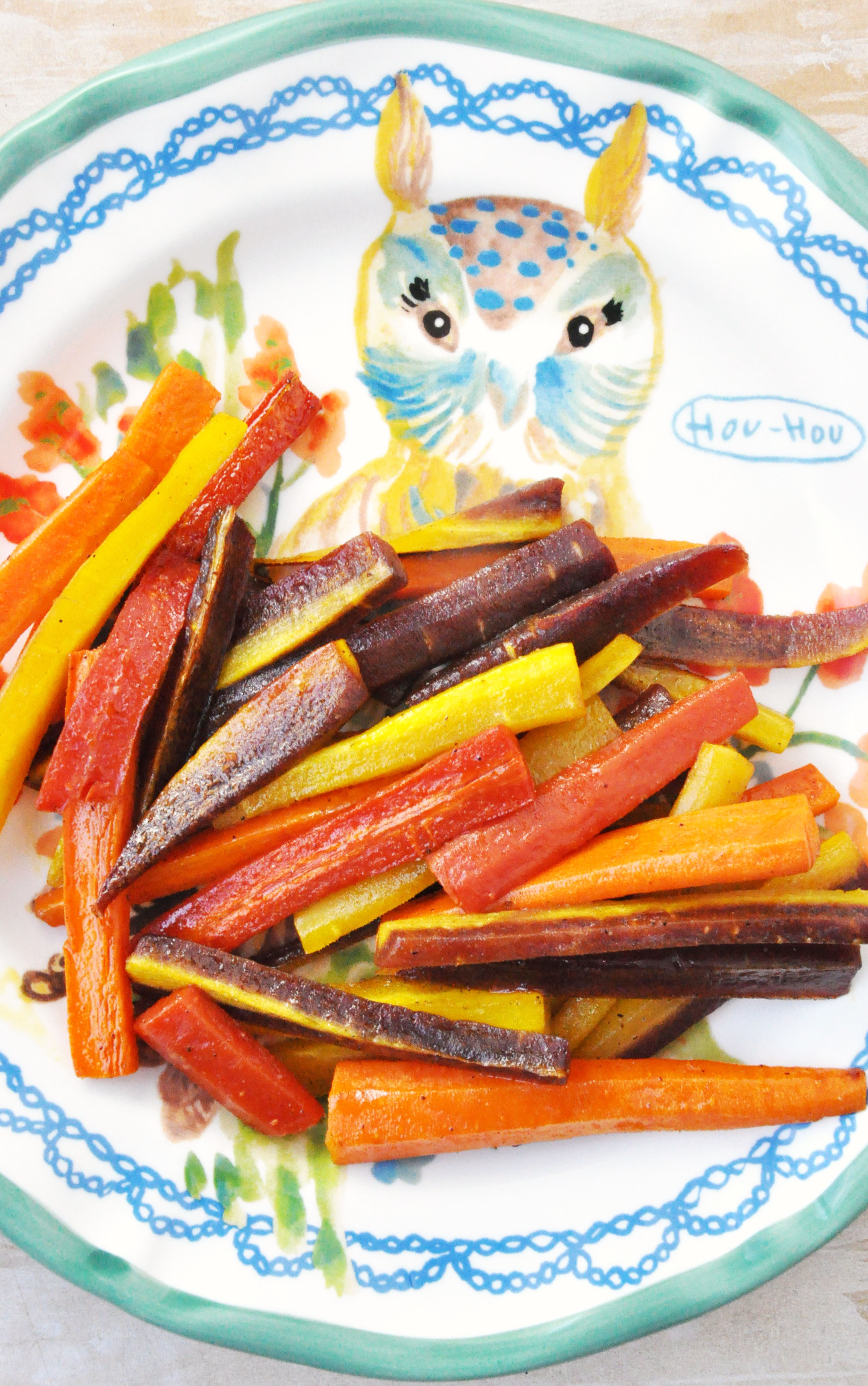 Roasted Tricolor Carrots 1 Savor The Thyme